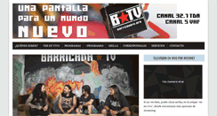 Desktop Screenshot of barricadatv.org